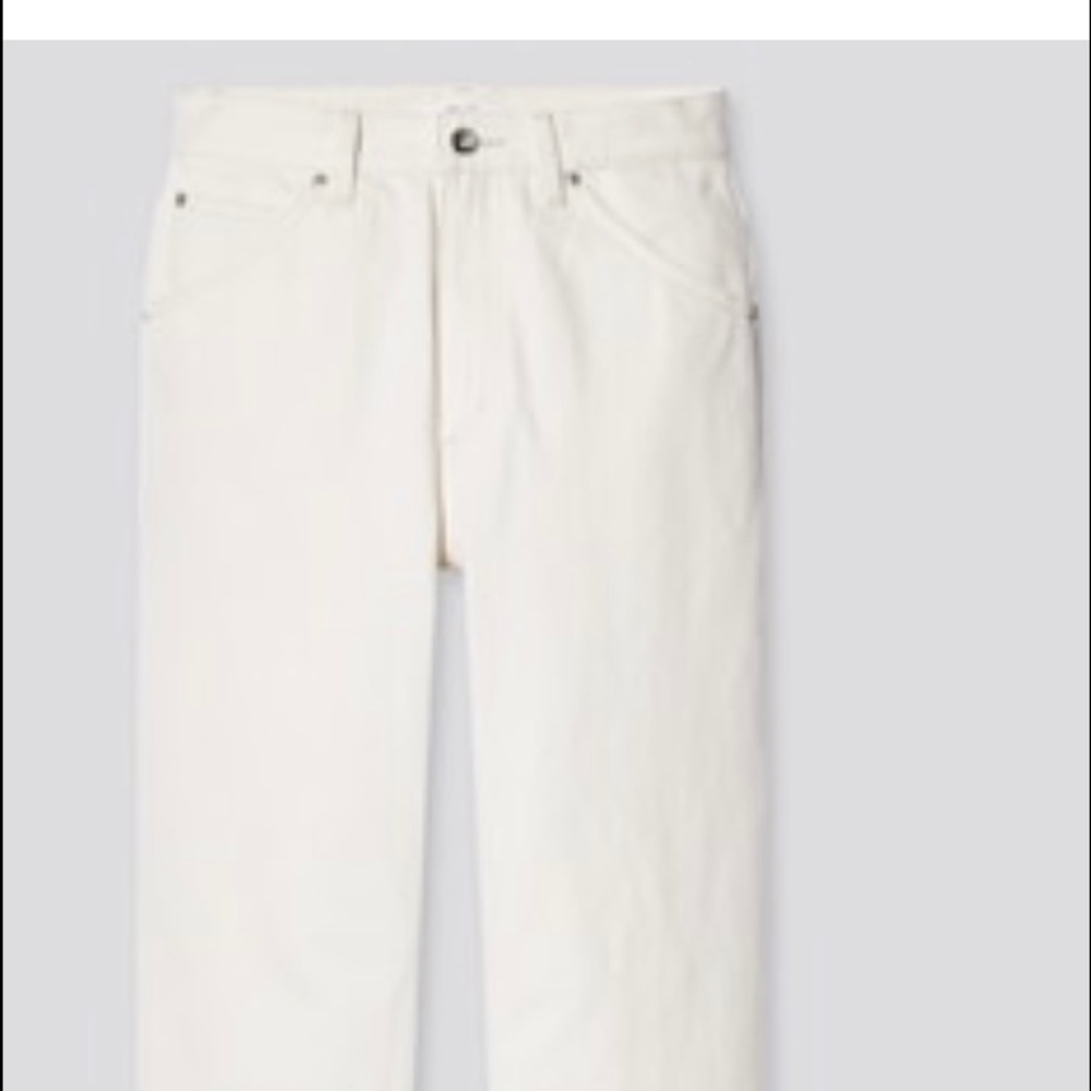 UNIQLO White Jeans  Women U RegularFit - Picture 2 of 9